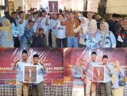 Dapat Undian Nomer Urut 1, Paslon GABAH: Lambang Kemenangan Menuju Tulungagung Maju