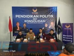 Tingkatkan Performa Kinerja Pengurus, Partai NasDem DPD Situbondo Gelar Pendidikan Politik dan Konsolidasi
