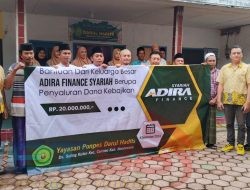 Yayasan Ponpes Darul Hadits Suling Kulon Terima Dana Kebajikan dari Adira Finance Syariah