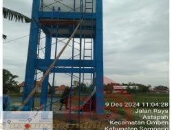 Mangkrak Tak Tepat Waktu, Proyek SPAM Desa Astapah Omben “Pelaksana CV. Ika Mulya Cipta Mandiri Asal Jember”