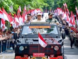 Presiden Prabowo Disambut Meriah di Pembukaan Apel Kasatwil Polri 2024