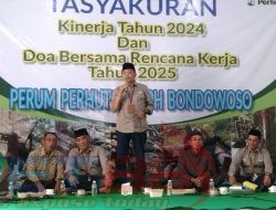 Gelar Tasyakuran dan Do’a Bersama, Perum Perhutani KPH Bondowoso Juga Santuni Yatim Piatu