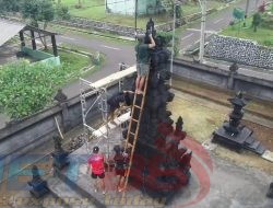 Renovasi Pembangunan Pura Tri Mandala Giri Yonif 514/SY