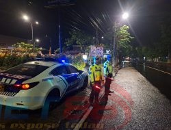 Gelar Patroli rutin antisipasi balap liar di wilayah hukum Polres Bondowoso