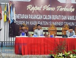 Rapat Pleno KPU Sumenep Tetapkan Fauzi-Imam Bupati dan Wakil Bupati Terpilih Hasil Pilkada 2024