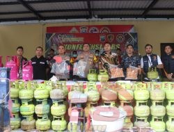 Polresta Sidoarjo Berhasil Ungkap Dua Gudang Pengoplosan LPG, 5 Tersangka Diamankan