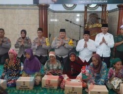 Kapolres Pasuruan Gelar Curhat Kamtibmas dan Safari Ramadhan di Masjid Al-Mustakim Raci