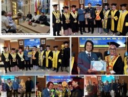 Anggota Depkumham PJI Advokat Lukas Santoso Lulus Doktor IP 3,82