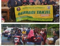 Safari Ramadan, KJJT ( Komunitas Jurnalis Jawatimur ) Bagi Bagi Takjil.