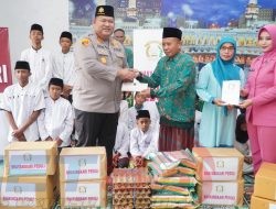Kapolres Pasuruan Berikan Bantuan kepada Anak Yatim di Yayasan Al-Muttaqin