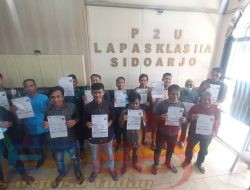 SUMRINGAH..”17 Warga Binaan Lapas Sidoarjo Terima Hak Interigritas, 2 Di antaranya Bebas.