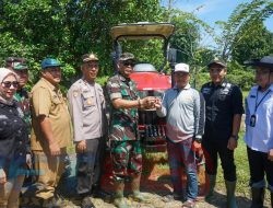 Komitmen Sukseskan Program Swasembada Pangan Nasional, Kodim 0416/Bute Ikuti Penanaman Padi Serentak Se-Provinsi Jambi