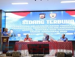 Wakapolda Aceh Pimpin Sidang Kelulusan Calon Akpol, Bintara dan Tamtama Tahun 2025
