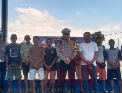 Polantas Bondowoso Sapa Sopir Truk di Mengok dalam Operasi Patuh Semeru 2025