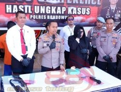 Polres Bondowoso berhasil Ungkap Tiga Kasus Kriminal Menonjol, Dua di Antaranya Libatkan Remaja Dibawah Umur