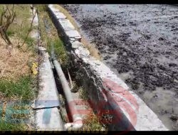 Diduga Langgar Permendagri Nomor 1 Tahun 2016, Saluran Hippa 2023 Desa Sumursongo Rusak Parah