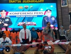 Operasi Tumpas Semeru 2025, Polres Magetan Ringkus 11 Tersangka Penyalahgunaan Narkotika