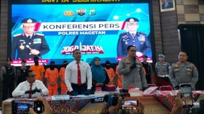 Operasi Tumpas Semeru 2025, Polres Magetan Ringkus 11 Tersangka Penyalahgunaan Narkotika
