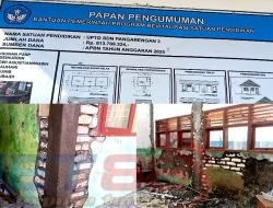 Besi Berkarat, Gedung Sekarat,,,! Revitalisasi SDN Pangarengan 3 Diduga Jadi Bancakan Anggaran