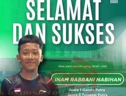 Dua Gelar Sekaligus! Siswa SMA Tahfidz Assaidiyah Jadi Bintang Baru Bulutangkis Sampang
