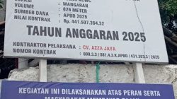 Proyek Pemeliharaan Berkala Ruas Jalan Tanjung Glugur – Kp .Geger Patut Diduga Dikerjakan Asal Jadi