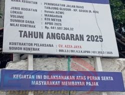 Proyek Pemeliharaan Berkala Ruas Jalan Tanjung Glugur – Kp .Geger Patut Diduga Dikerjakan Asal Jadi