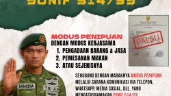 Himbauan dari Batalyon Infanteri 514/ SY kostrad Untuk Pengusaha Makanan