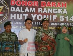 Yonif 514/SY Kostrad Gelar Donor Darah di KDS Gandeng PMI Bondowoso