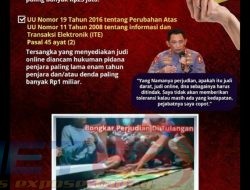 Sidoarjo Darurat Perjudian Jelang Nataru, Hukum Digoreng, Kinerja APH Di Pertanyakan