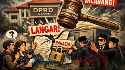 Ketertutupan DPRD Magetan Jadi Alarm Pelanggaran Keterbukaan Informasi