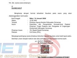 Pemkab Sumenep Akan Gelar Pelantikan Pejabat Pimpinan Tinggi dan Pengawas