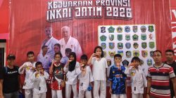 Letkol Inf Ugroseno Beri Apresiasi Pada Karateka Sabaddha Kids Harumkan Nama Satuan Yonif 514/SY