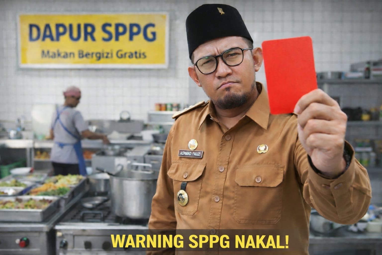 Achmad Fauzi Warning SPPG MBG, Jika Kualitas Buruk Siap-siap Disanksi