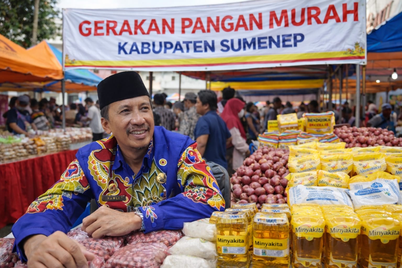 Tekan Inflasi, Pemkab Sumenep Gelar Gerakan Pangan Murah Jelang Lebaran