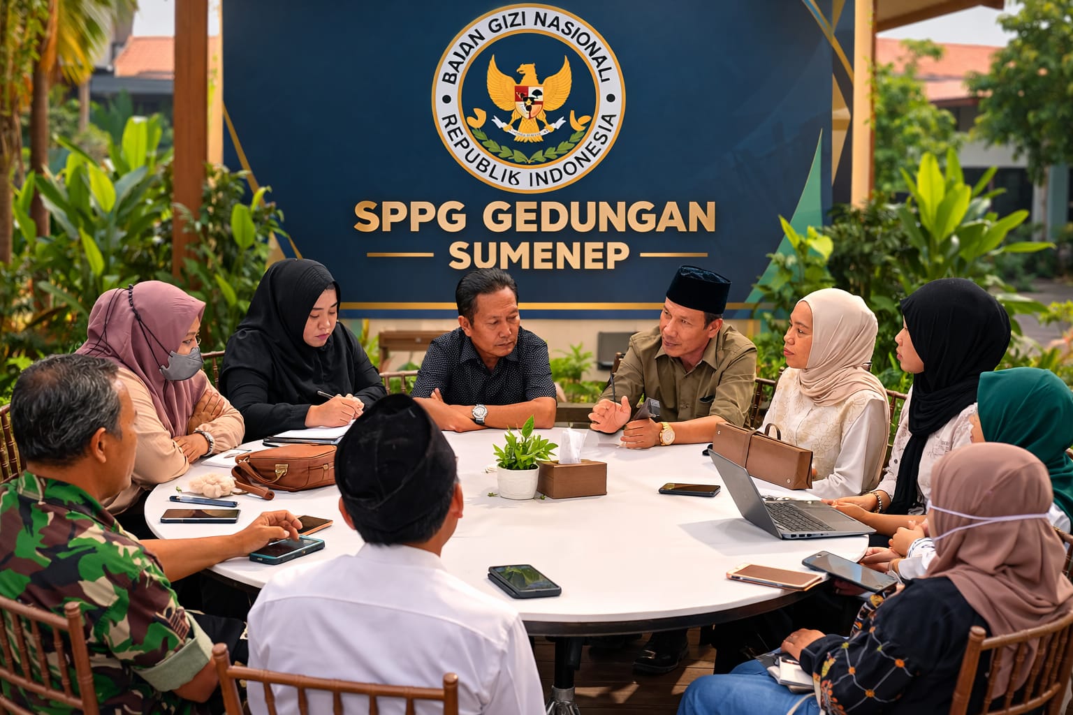 SPPG Gedungan Terus Berbenah, Evaluasi Program MBG Digelar Sambil Buka Bersama di Hotel Myze