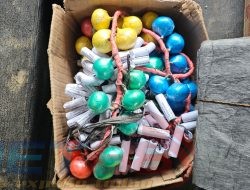 Polres Pamekasan Bongkar Industri Mercon Ilegal, Ribuan Butir Peledak dan Balon Udara Disita