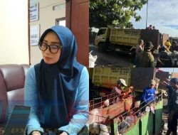 Ciptakan Lingkungan Bersih dan Sehat, Kelurahan Bago Gotong Royong Naikkan Sampah ke Dump Truk DLH