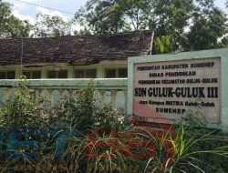 Miris! SDN Guluk-Guluk 3 Nyaris Ambruk, Siswa Dibiarkan Belajar di Bangunan Berbahaya