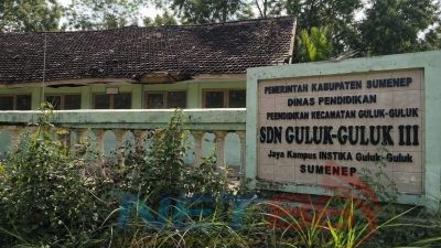 Miris! SDN Guluk-Guluk 3 Nyaris Ambruk, Siswa Dibiarkan Belajar di Bangunan Berbahaya