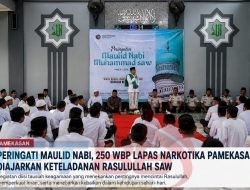 Peringati Maulid Nabi, 250 WBP Lapas Narkotika Pamekasan Diajak Teladani Akhlak Rasulullah