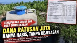 Sumur Bor Sumbersalam dan Misteri Anggaran : Rp97,27 Juta untuk Accessories