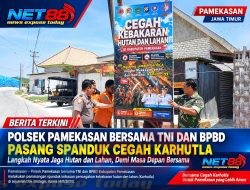 Sinergi TNI-POLRI-BPBD Pademawu Gencar Sosialisasi Cegah KARHUTLA