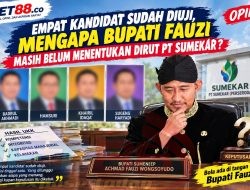 Empat Kandidat Sudah Diuji, Mengapa Bupati Fauzi Masih Belum Menentukan Dirut PT Sumekar?