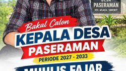 Bursa Pilkades Paseraman Mulai Bergeliat, Nama Muhlis Fajar Mencuat