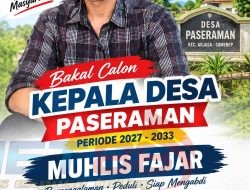 Bursa Pilkades Paseraman Mulai Bergeliat, Nama Muhlis Fajar Mencuat