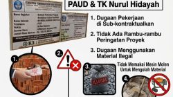 LPKAN Indonesia DPC Situbondo Soroti Proyek Revitalisasi TK Nurul Hidayah Senilai Rp880 Juta, Dugaan Subkontrak hingga Material Dipertanyakan!