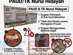 LPKAN Indonesia DPC Situbondo Soroti Proyek Revitalisasi TK Nurul Hidayah Senilai Rp880 Juta, Dugaan Subkontrak hingga Material Dipertanyakan!
