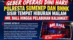 Geber Operasi Dini Hari Polresta Sumenep Dan BNNK Sisir Tempat Hiburan Malam Mr. Ball Hingga Pelabuhan Kalianget