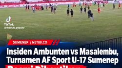 Insiden Ambunten vs Masalembu Berujung Fatal! Turnamen AF Sport U-17 Sumenep Resmi Dihentikan