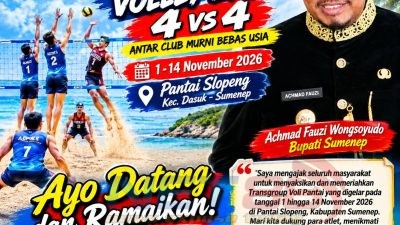 Antusiasme Membludak! Transgroup Beach Volleyball Hidupkan Kembali Gairah Voli Pantai Madura